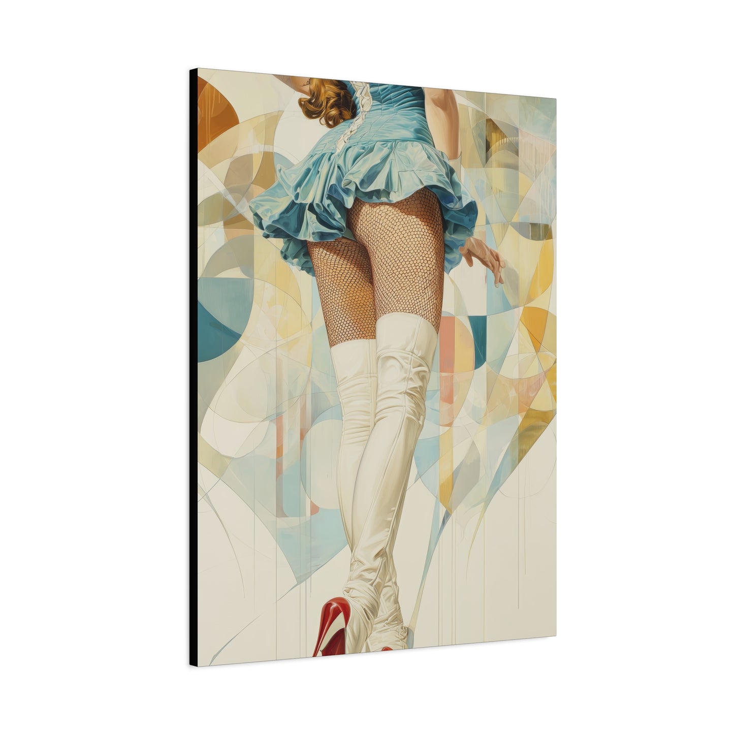 Gallery Wrapped Canvas, Tongue and Cheek Art Canvas, Naughty Girl Art Canvas –  Sandy