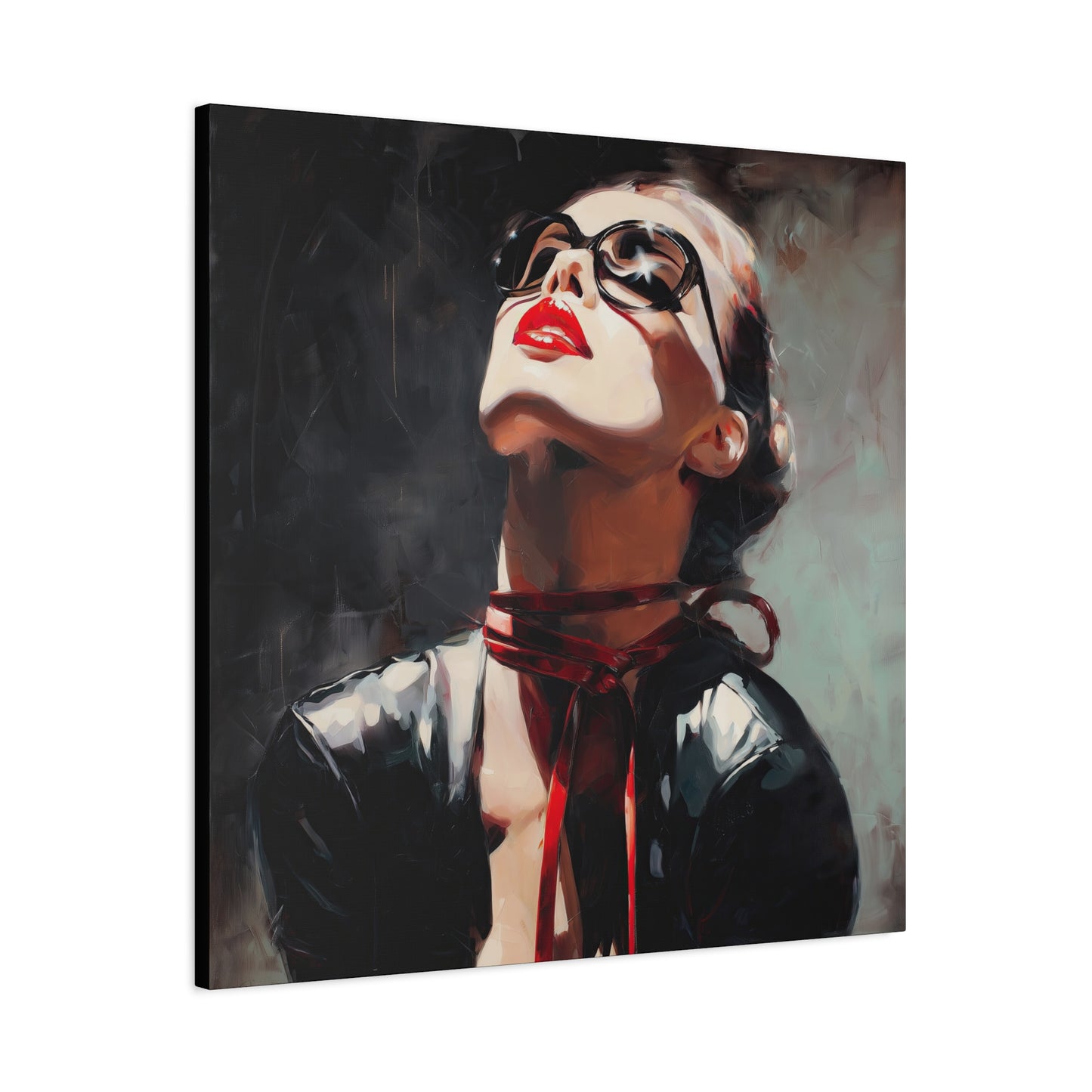 Gallery Wrapped Canvas, Ropes and Reverence Art Canvas, Erotic Shibari Art Canvas – Scarlett