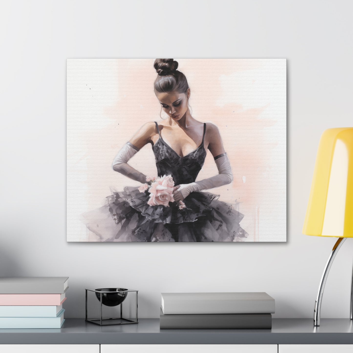 Gallery Wrapped Canvas, Ballerina Beauty, Ballet Art Canvas – Sonja