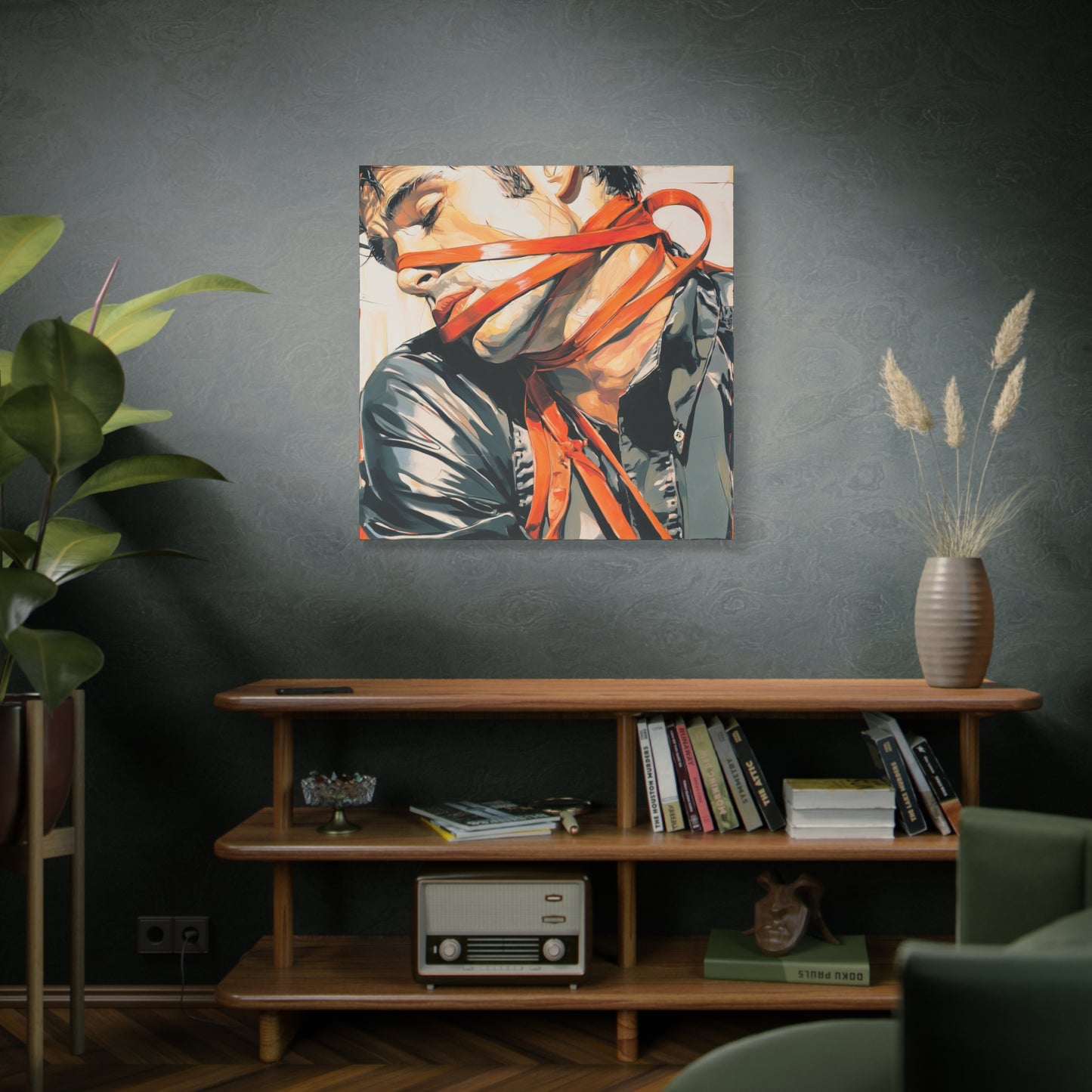 Gallery Wrapped Canvas, Ropes and Reverence Art Canvas, Erotic Shibari Art Canvas – Ryu