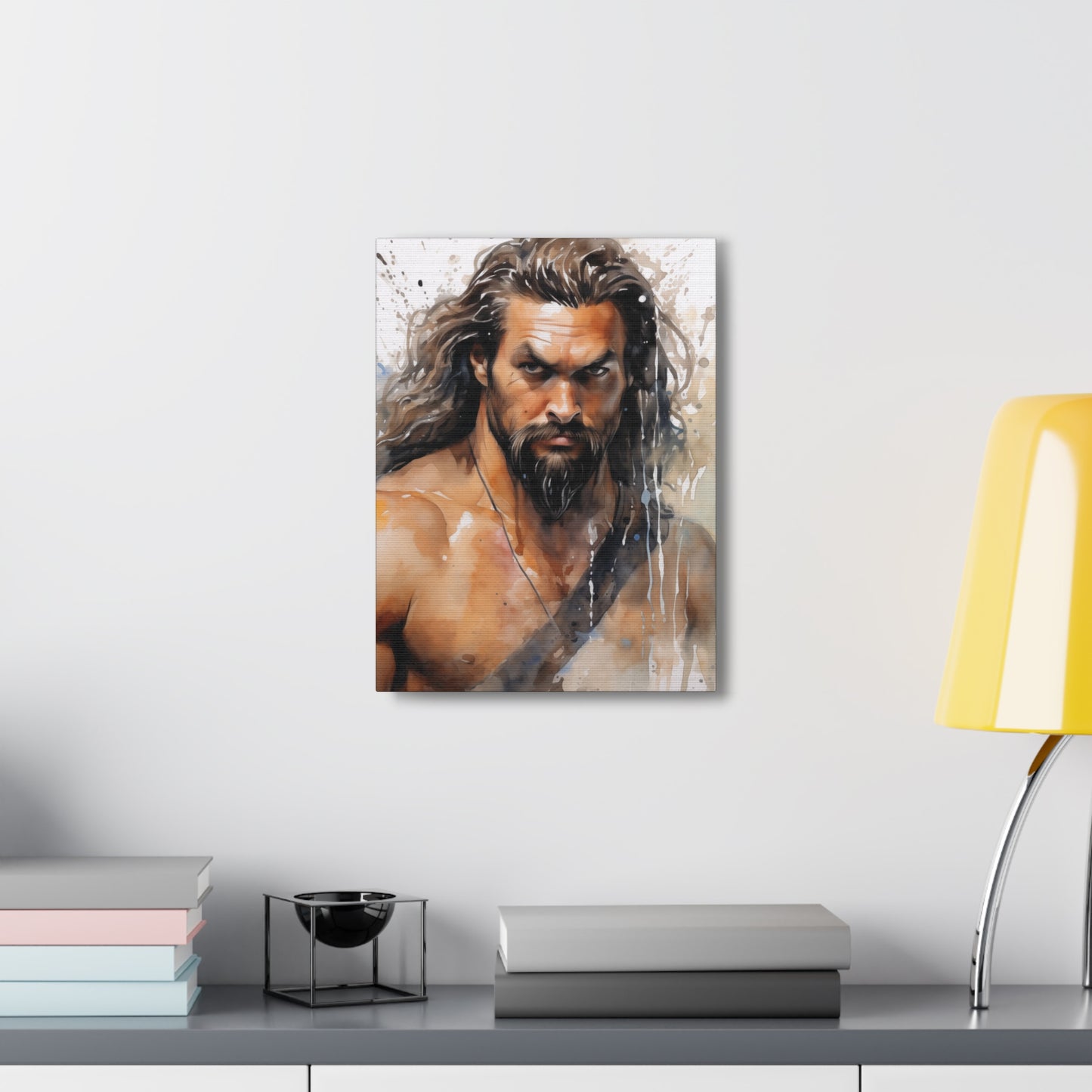 Gallery Wrapped Canvas, Celebrity Inspired, Pop Art Canvas – Jason