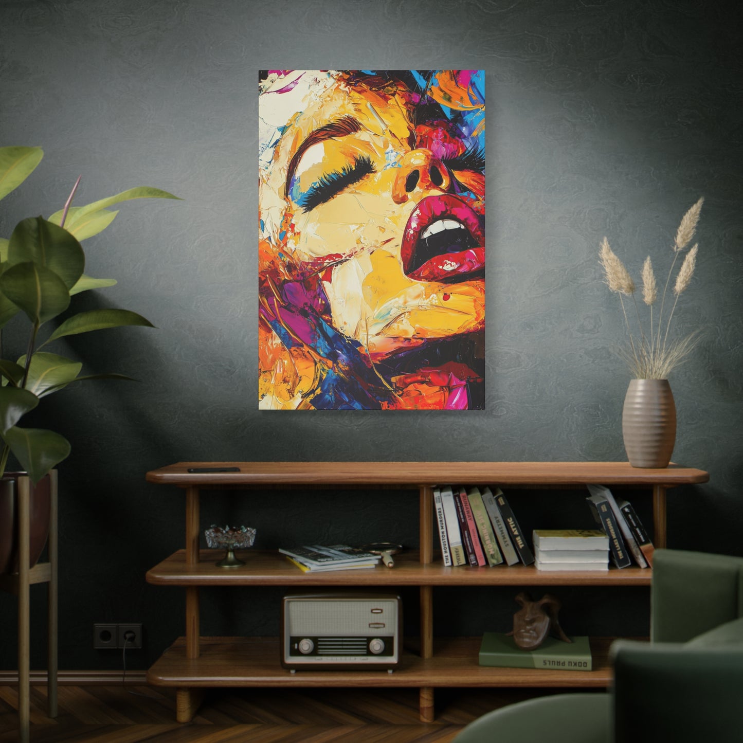 Gallery Wrapped Canvas, Guilt and Grit Adult Art Canvas, Erotic Pinup Art Canvas – Ivy