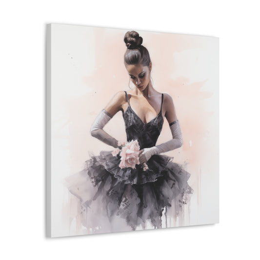Gallery Wrapped Canvas, Ballerina Beauty, Ballet Art Canvas – Sonja