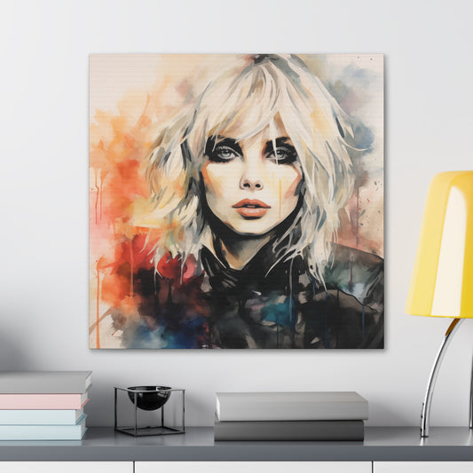 Gallery Wrapped Canvas, Celebrity Inspired, Pop Art Canvas – Debbie
