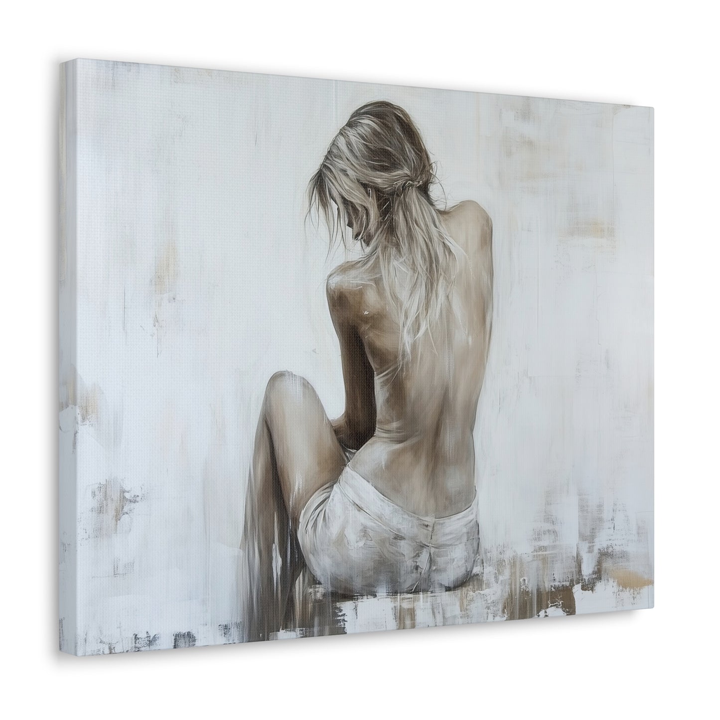 Gallery Wrapped Canvas, Sinners and Saints Art Canvas, Erotic Pinup Art Canvas – Katherine