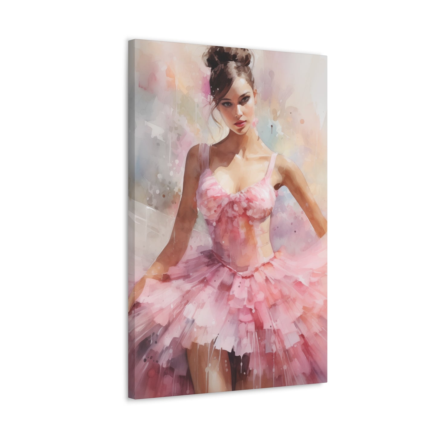 Gallery Wrapped Canvas, Ballerina Beauty, Ballet Art Canvas – Lily