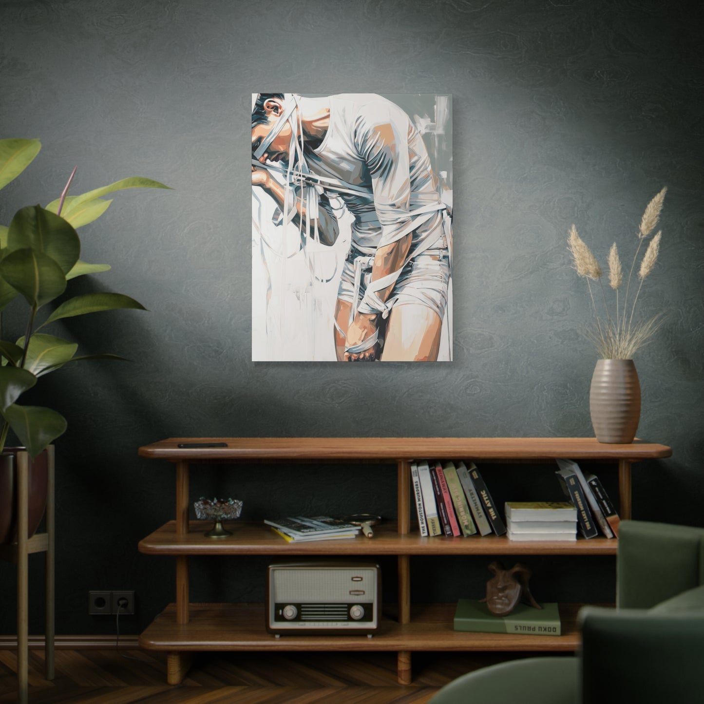 Gallery Wrapped Canvas, Ropes and Reverence Art Canvas, Erotic Shibari Art Canvas – Armand