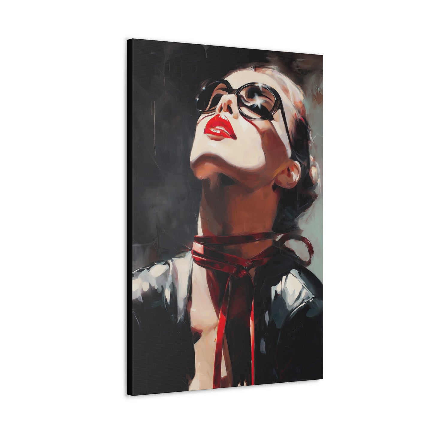 Gallery Wrapped Canvas, Ropes and Reverence Art Canvas, Erotic Shibari Art Canvas – Scarlett