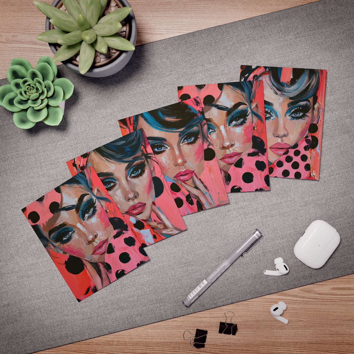 Cards Multi-Design Greeting Cards (5-Pack) - Sophie