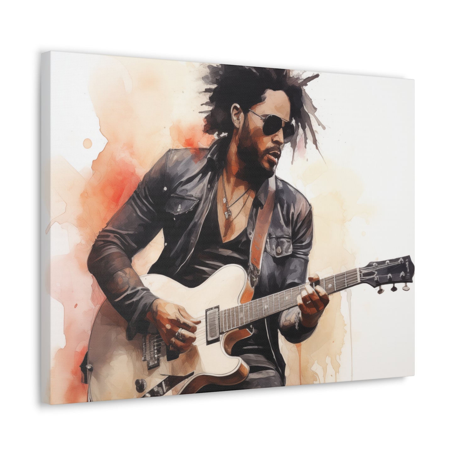 Gallery Wrapped Canvas, Celebrity Inspired, Pop Art Canvas – Lenny Also
