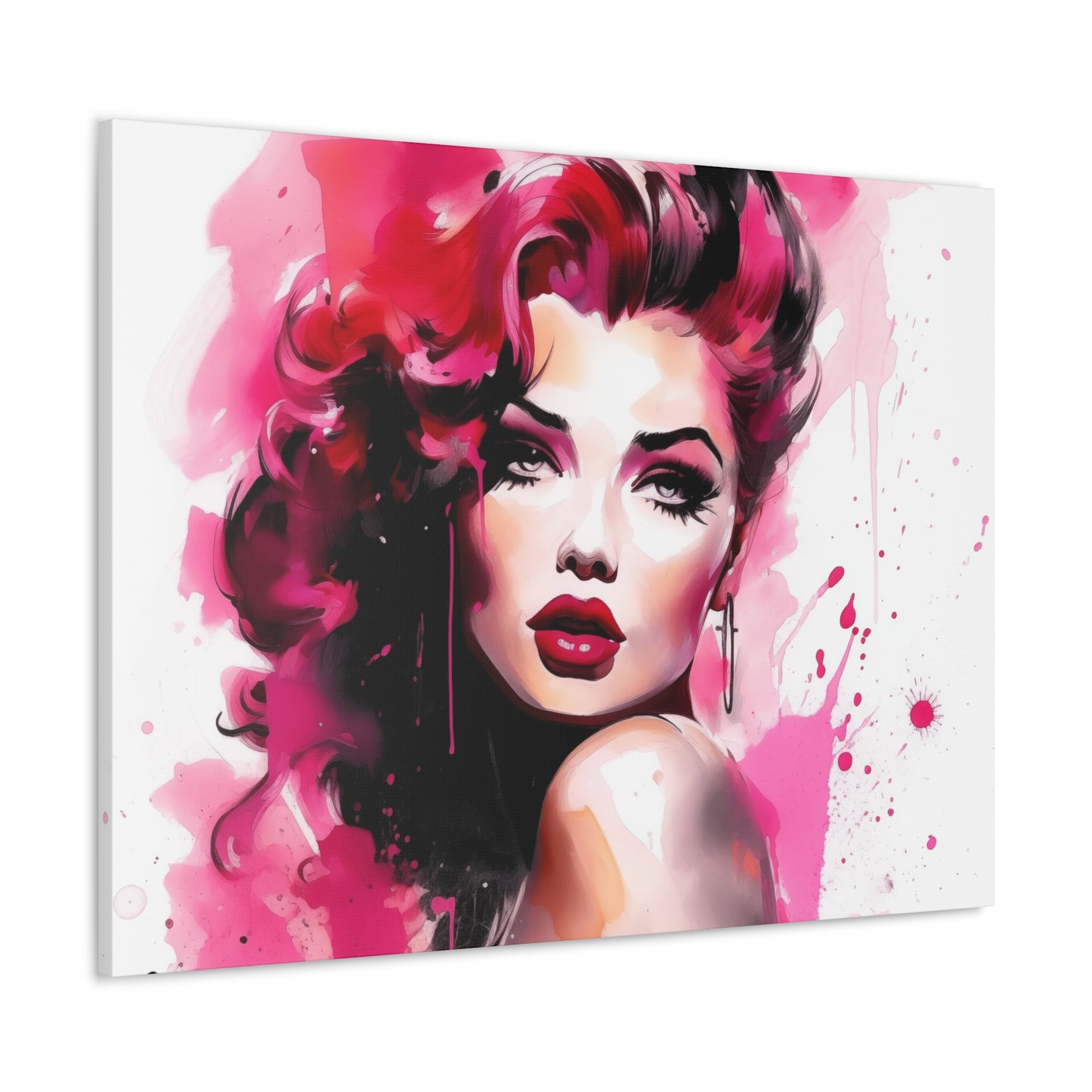 Canvas Wall Art, Gallery Wrapped Pop Art, Diva Wall Art – Thalia