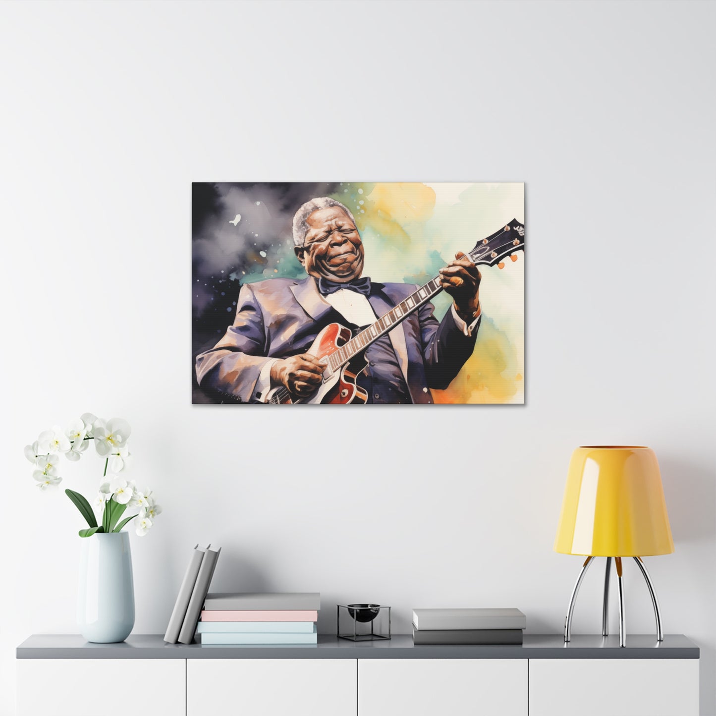 Gallery Wrapped Canvas, Celebrity Inspired, Pop Art Canvas – The King