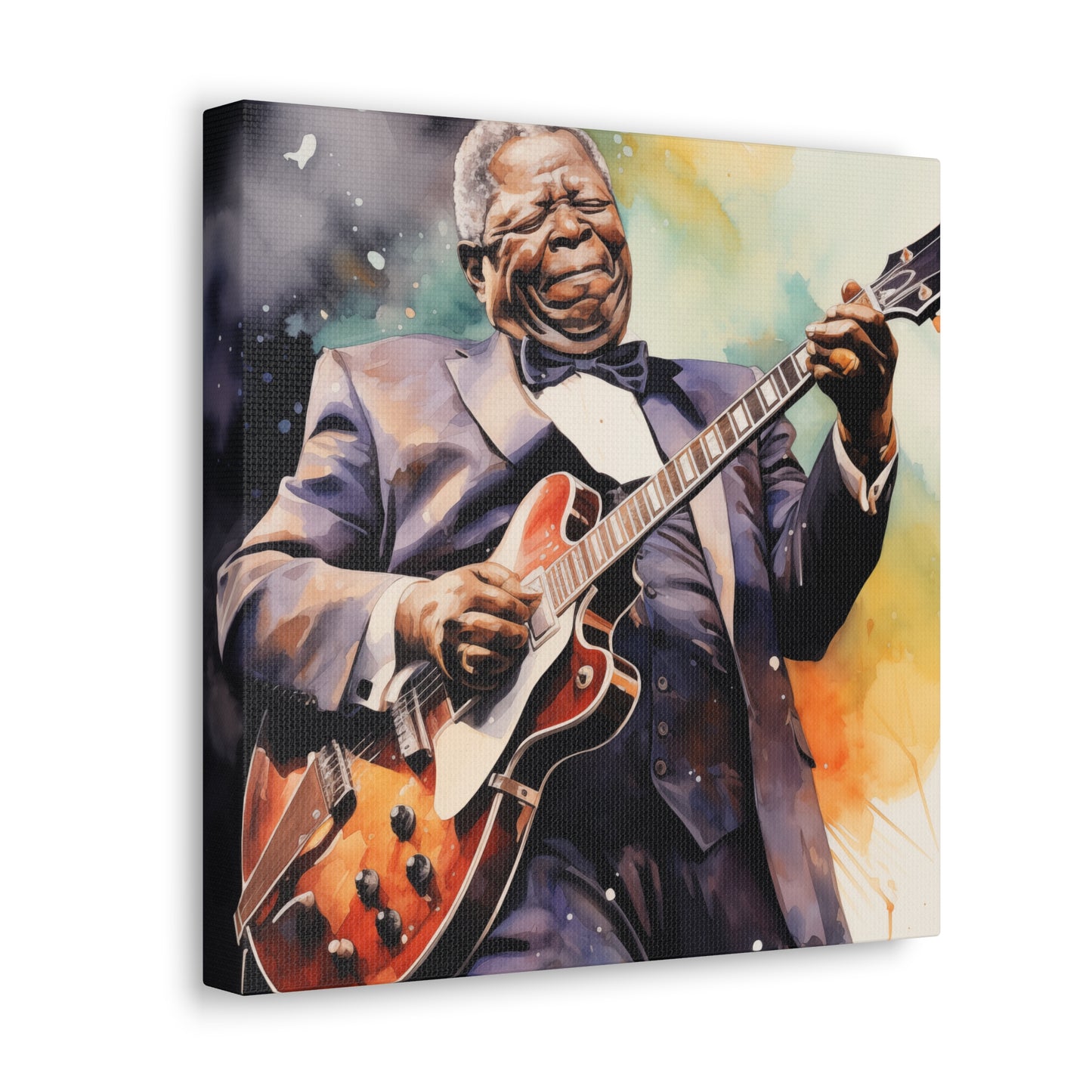 Gallery Wrapped Canvas, Celebrity Inspired, Pop Art Canvas – The King