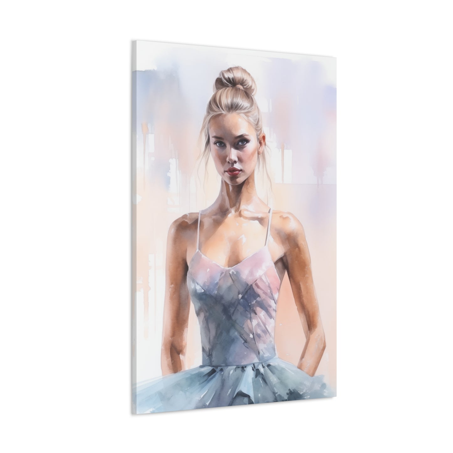 Gallery Wrapped Canvas, Ballerina Beauty, Ballet Art Canvas – Samantha