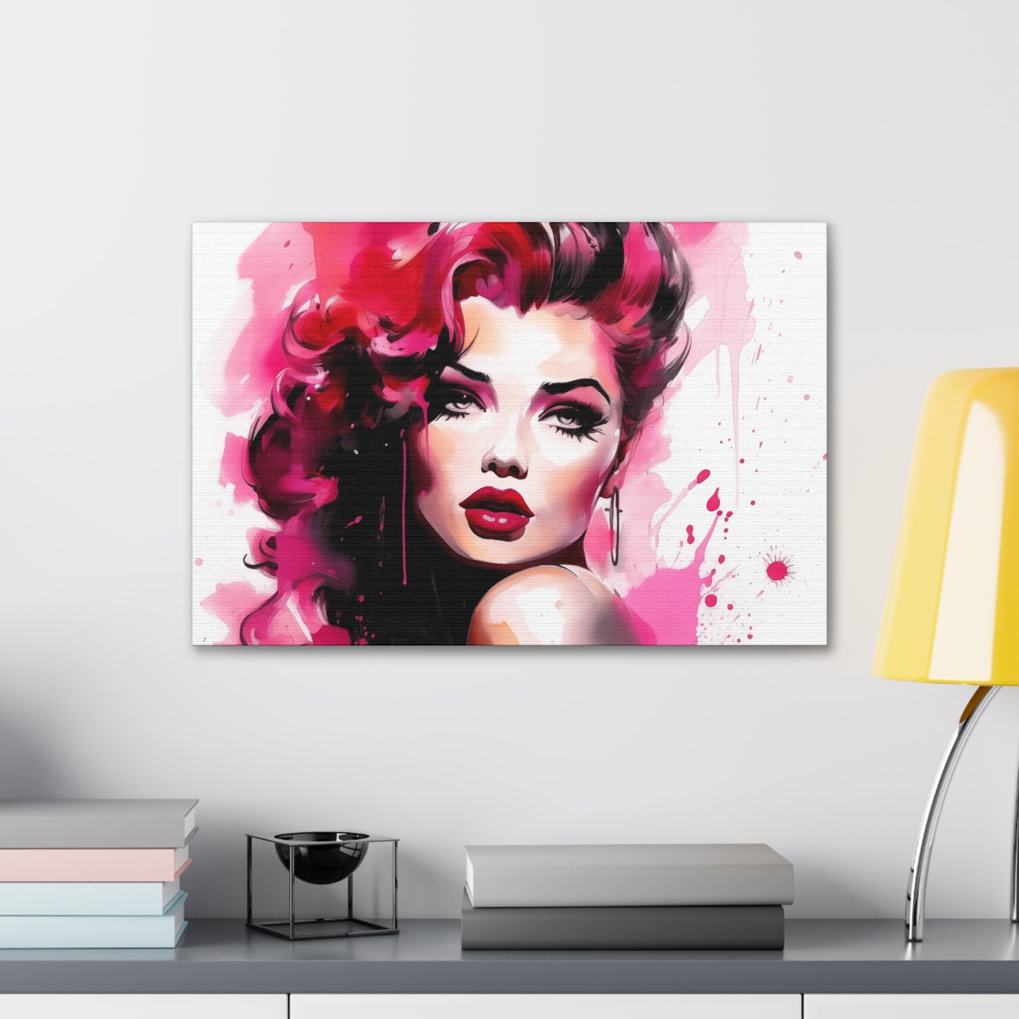Canvas Wall Art, Gallery Wrapped Pop Art, Diva Wall Art – Thalia