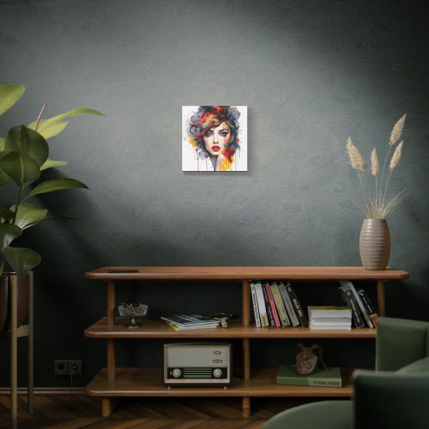 Canvas Wall Art, Gallery Wrapped Pop Art, Femme Doll Wall Art – Alessia