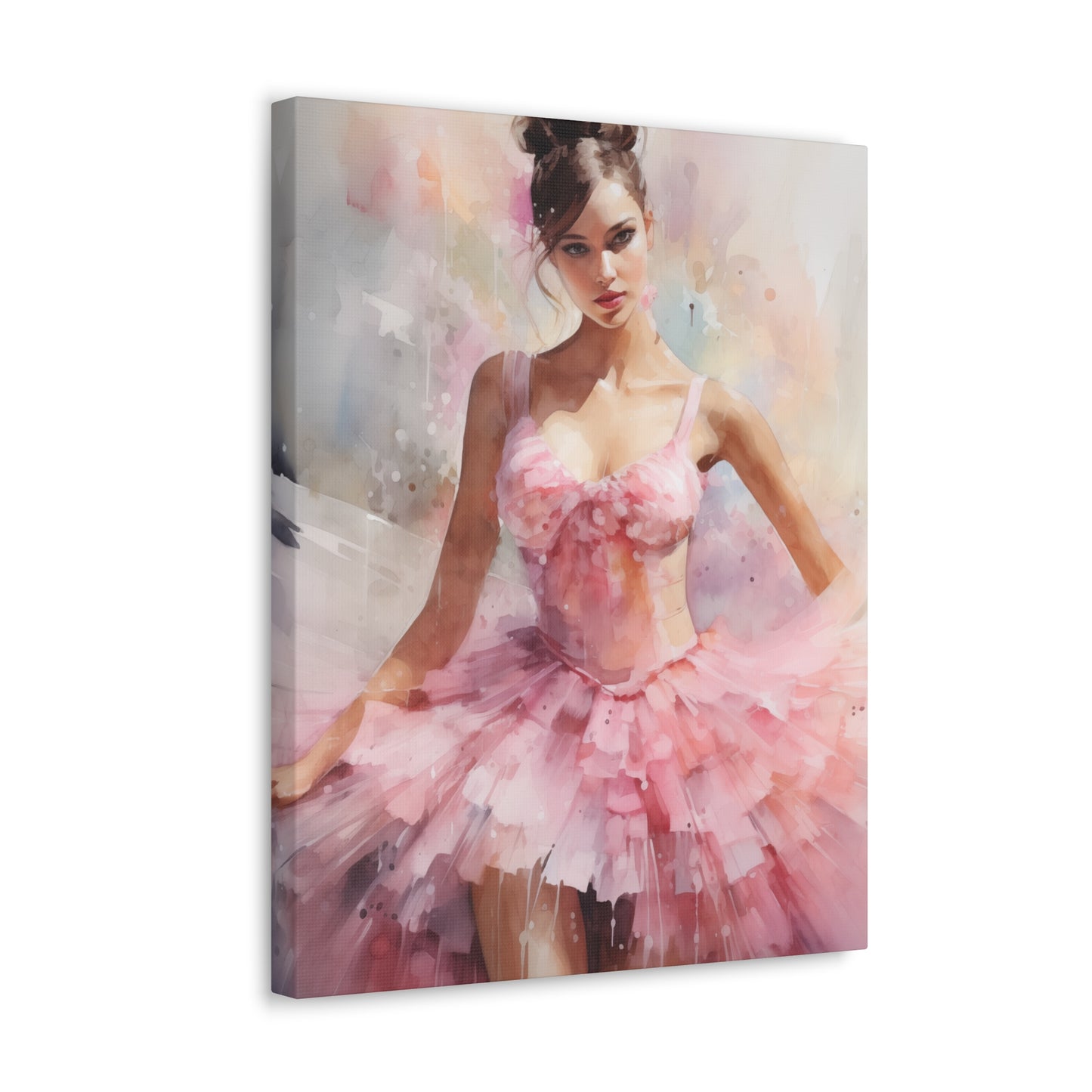 Gallery Wrapped Canvas, Ballerina Beauty, Ballet Art Canvas – Lily