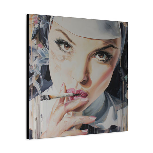 Gallery Wrapped Canvas, Habits and Heresy Art Canvas, Naughty Nuns Art Canvas – Sister Magdalene