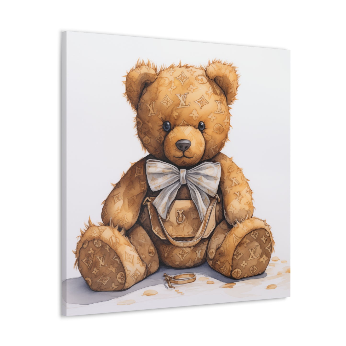 Canvas Gallery Wrap - LV Bear Wall Art - Ring