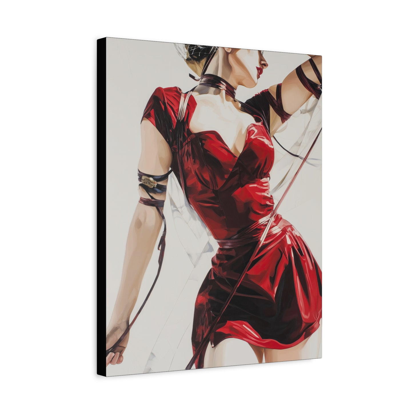 Gallery Wrapped Canvas, Ropes and Reverence Art Canvas, Erotic Shibari Art Canvas – Yumi