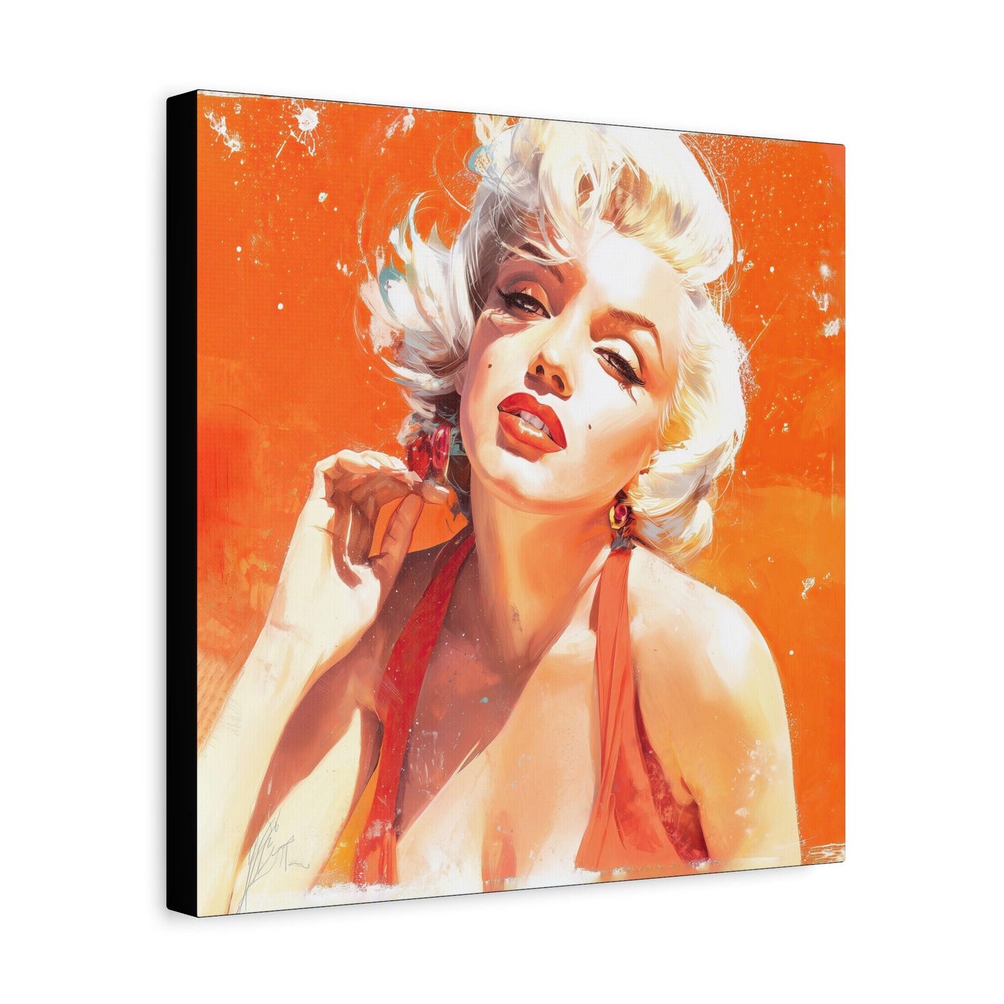 Gallery Wrapped Canvas, The Diva Project Art Canvas, Pinup Art Canvas – Marilyn Monroe - THREE