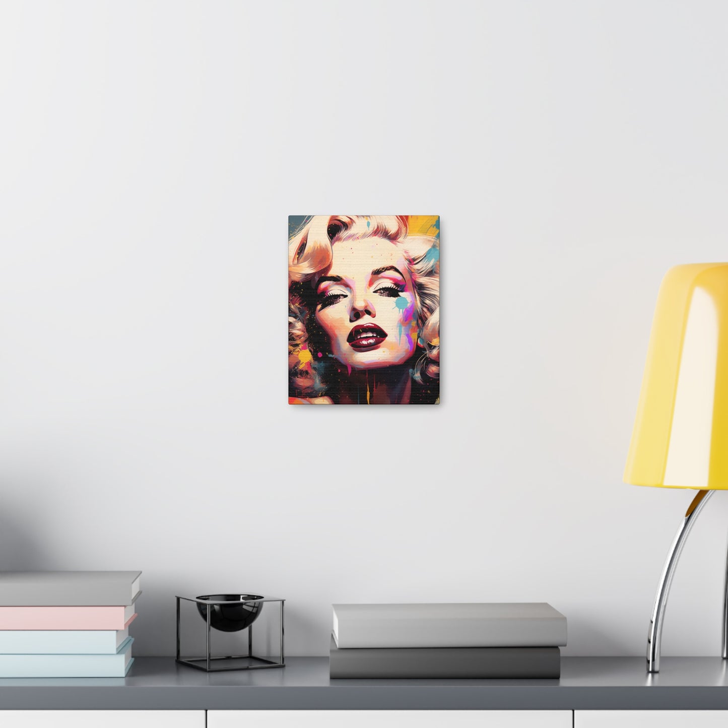 Canvas Wall Art, Gallery Wrapped Pop Art, Celebrity Wall Art – Marilyn Monroe - Abstract