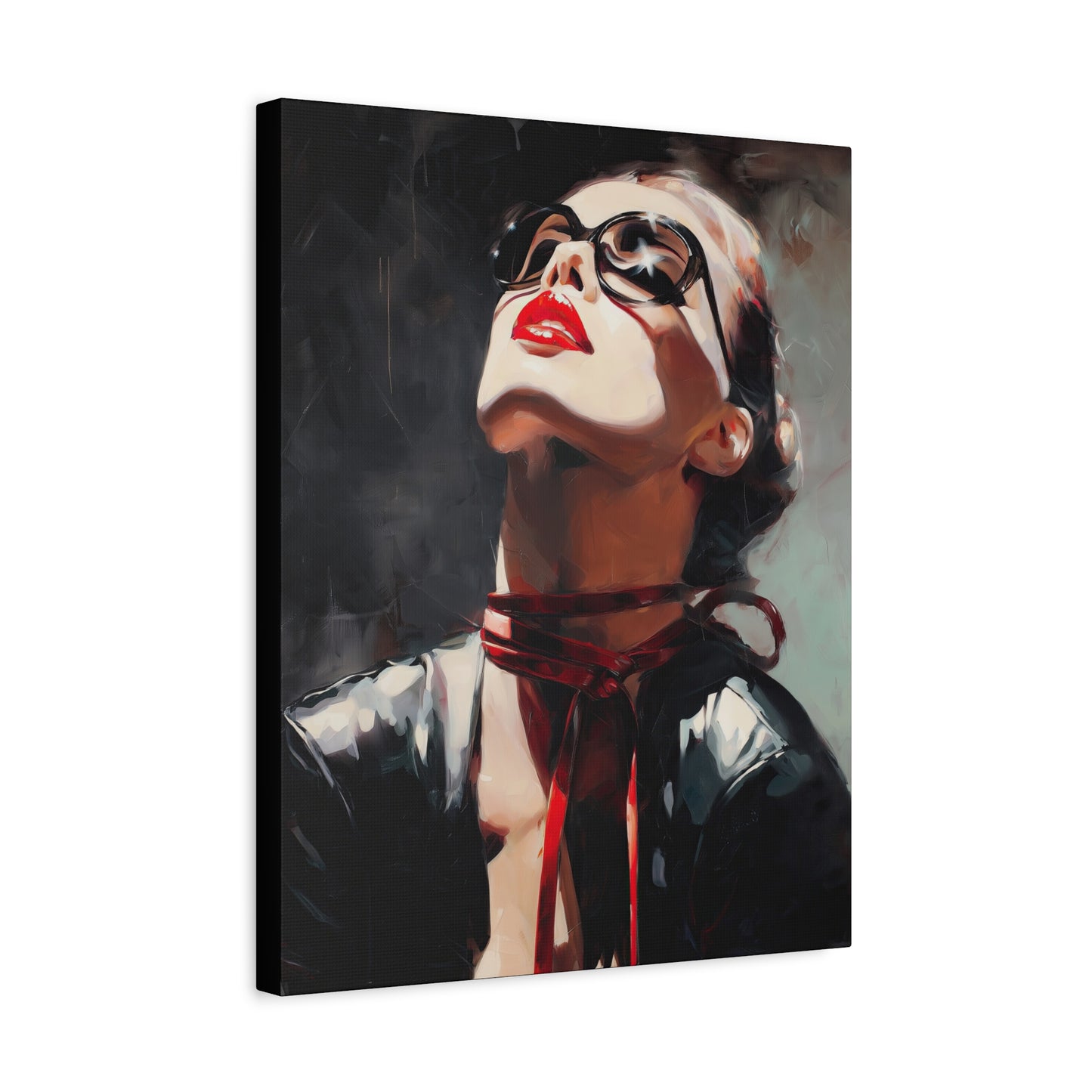 Gallery Wrapped Canvas, Ropes and Reverence Art Canvas, Erotic Shibari Art Canvas – Scarlett