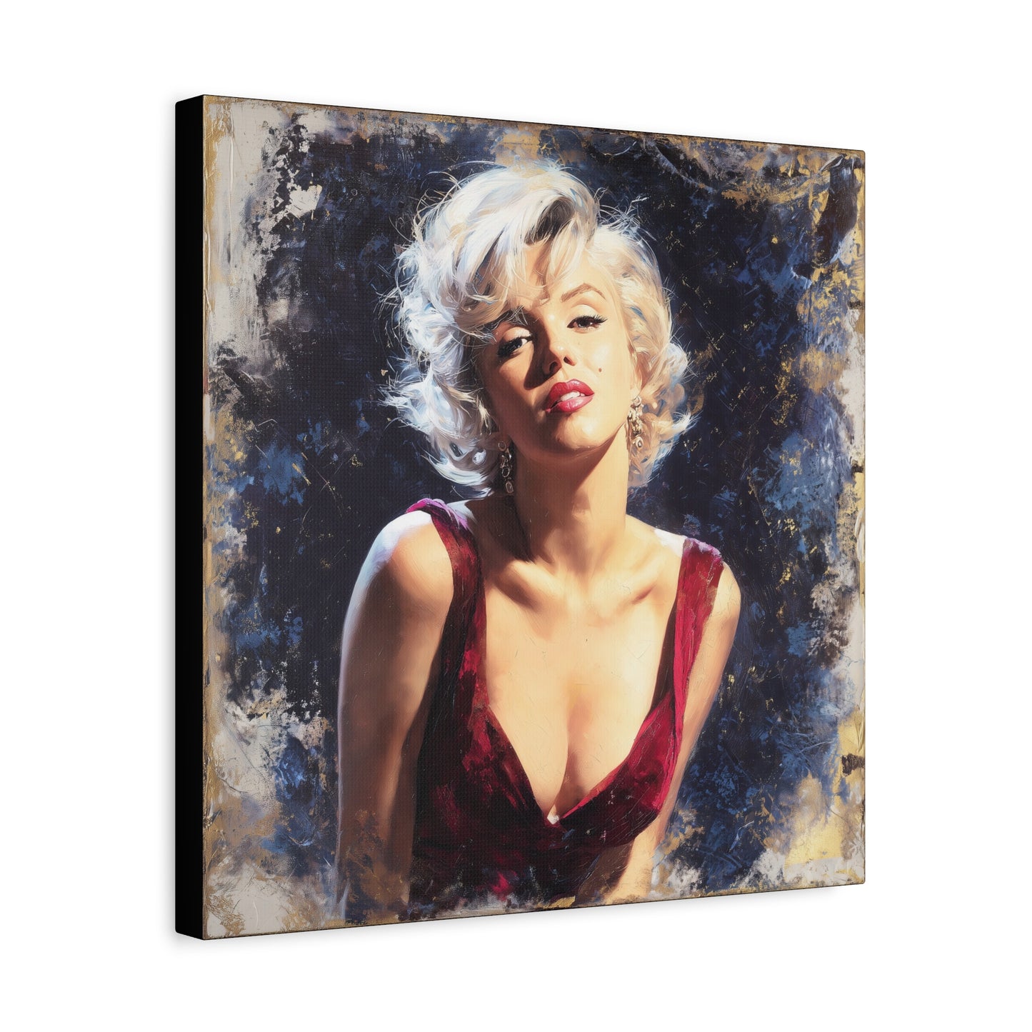 Gallery Wrapped Canvas, The Diva Project Art Canvas, Pinup Art Canvas – Marilyn Monroe - SEVEN