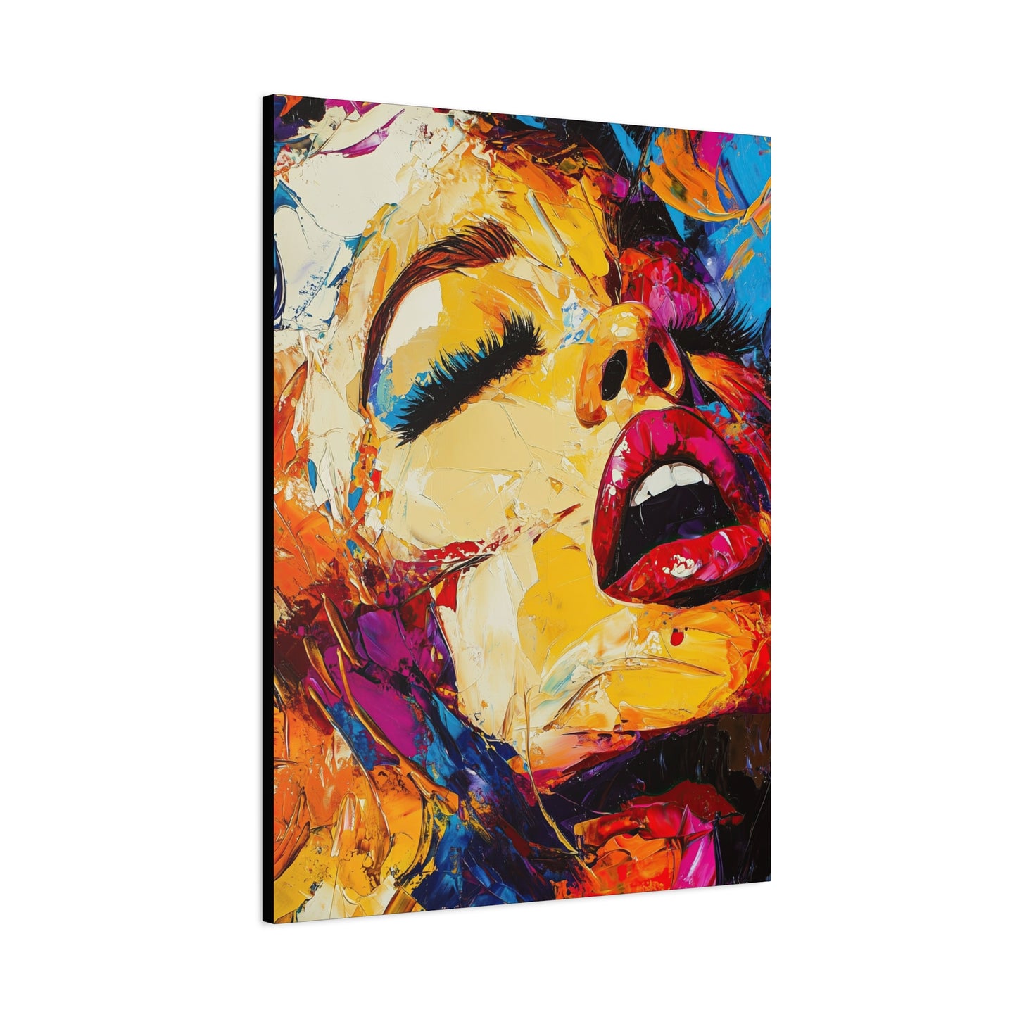 Gallery Wrapped Canvas, Guilt and Grit Adult Art Canvas, Erotic Pinup Art Canvas – Ivy