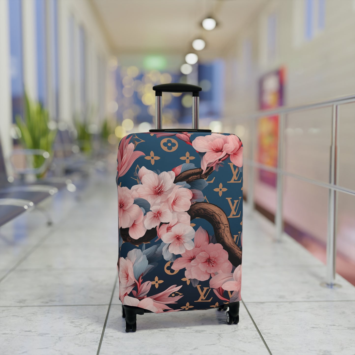 Designer Inspired Luggage Cover - LV Sakura