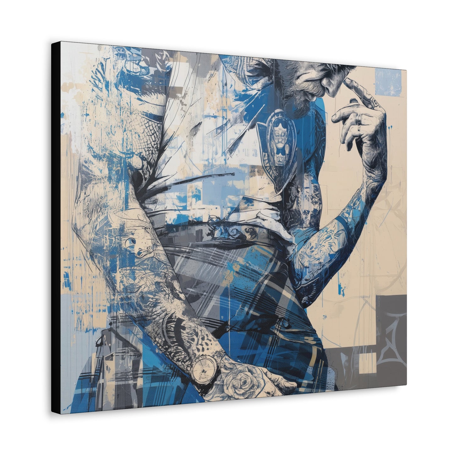 Gallery Wrapped Canvas, Kilts and Carnage Art Canvas, Erotic Pinup Art Canvas – Connor