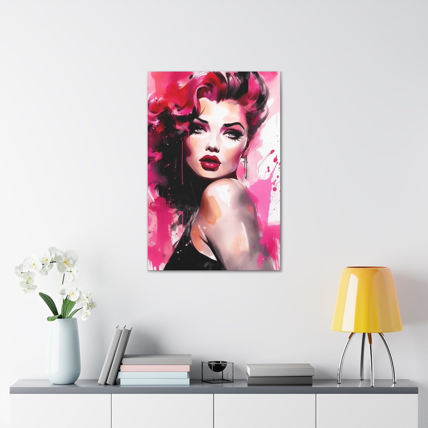 Canvas Wall Art, Gallery Wrapped Pop Art, Diva Wall Art – Thalia