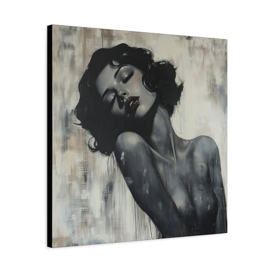 Gallery Wrapped Canvas, Sinners and Saints Art Canvas, Erotic Pinup Art Canvas – Lonna