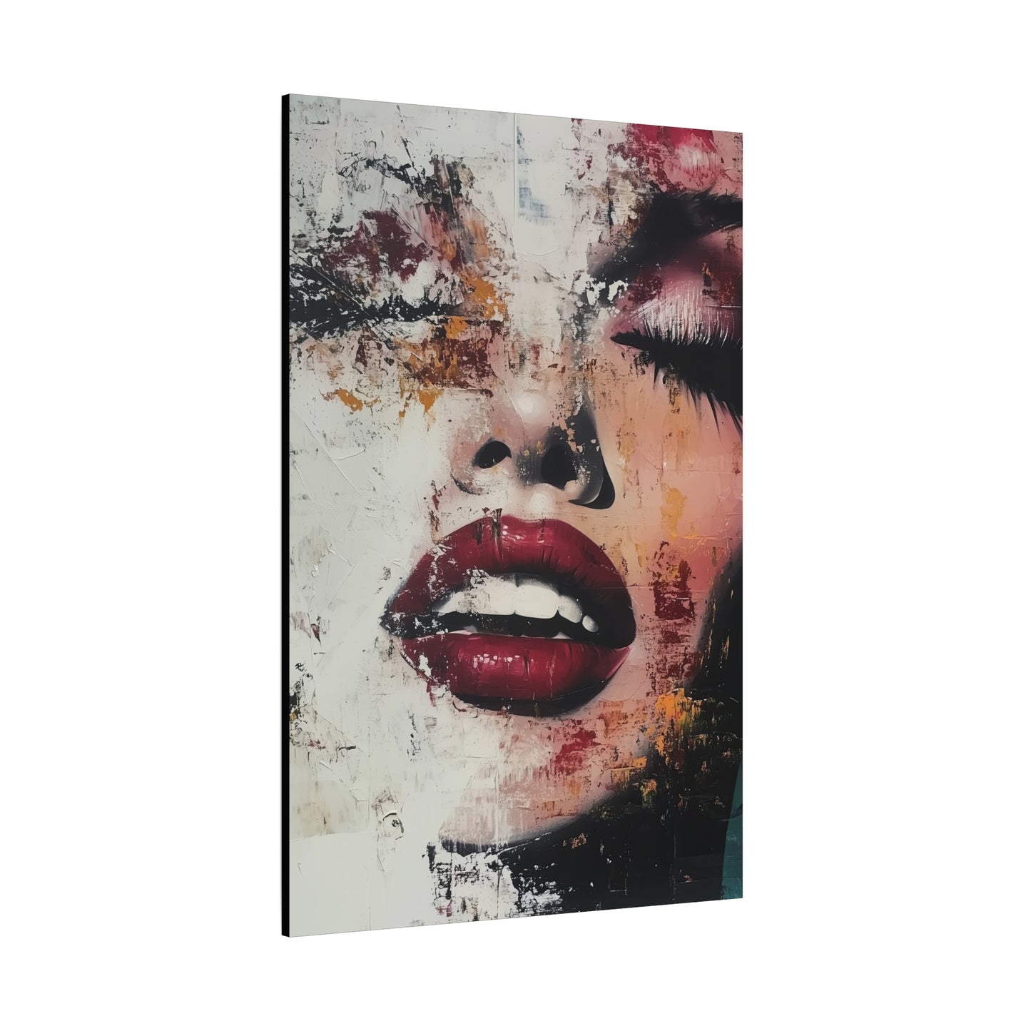 Gallery Wrapped Canvas, Guilt and Grit Adult Art Canvas, Erotic Pinup Art Canvas – Simone