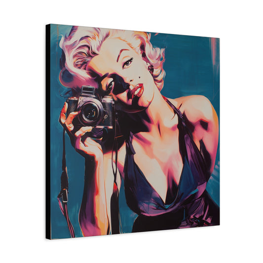 Gallery Wrapped Canvas, The Diva Project Art Canvas, Pinup Art Canvas – Marilyn Monroe - TEN