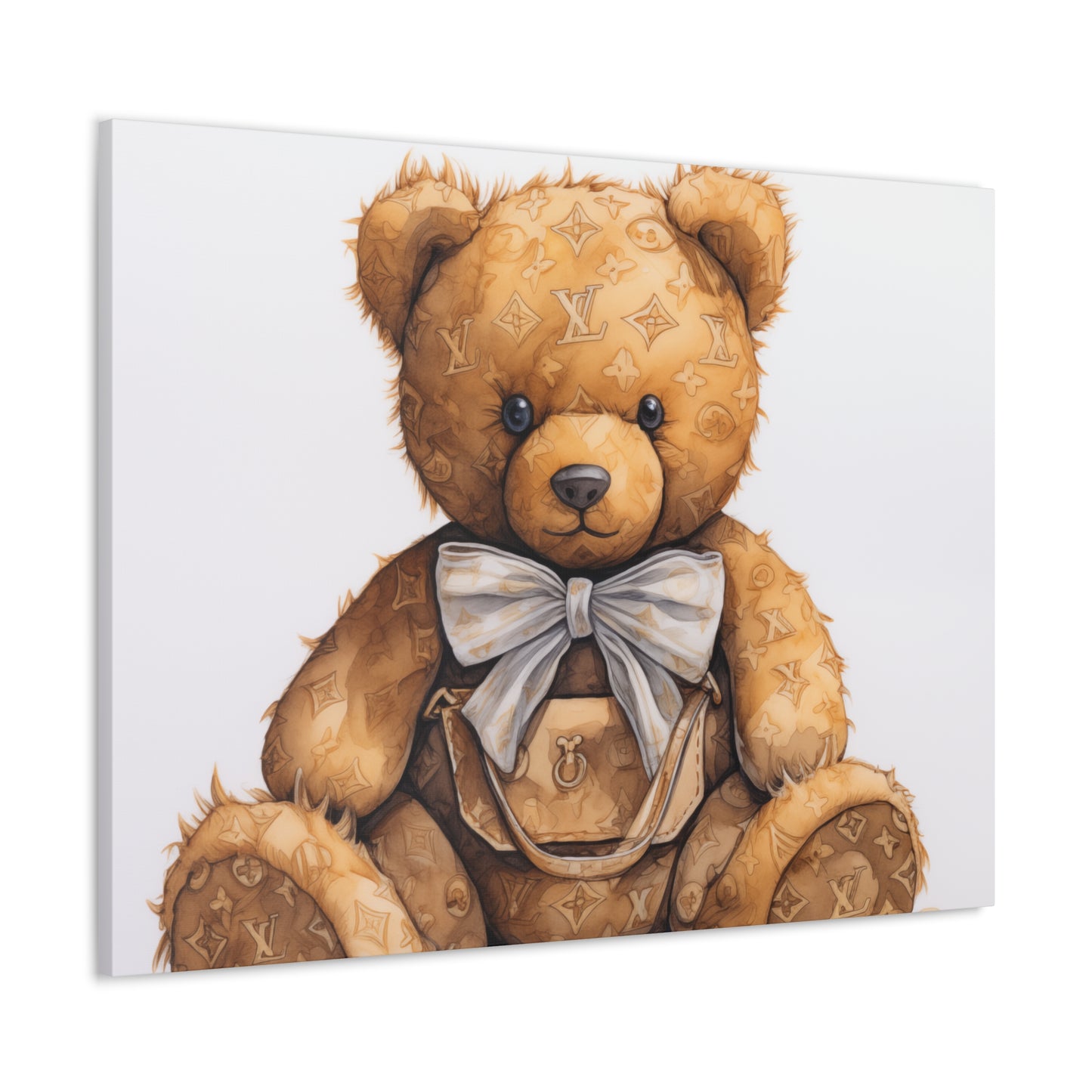 Canvas Gallery Wrap - LV Bear Wall Art - Ring