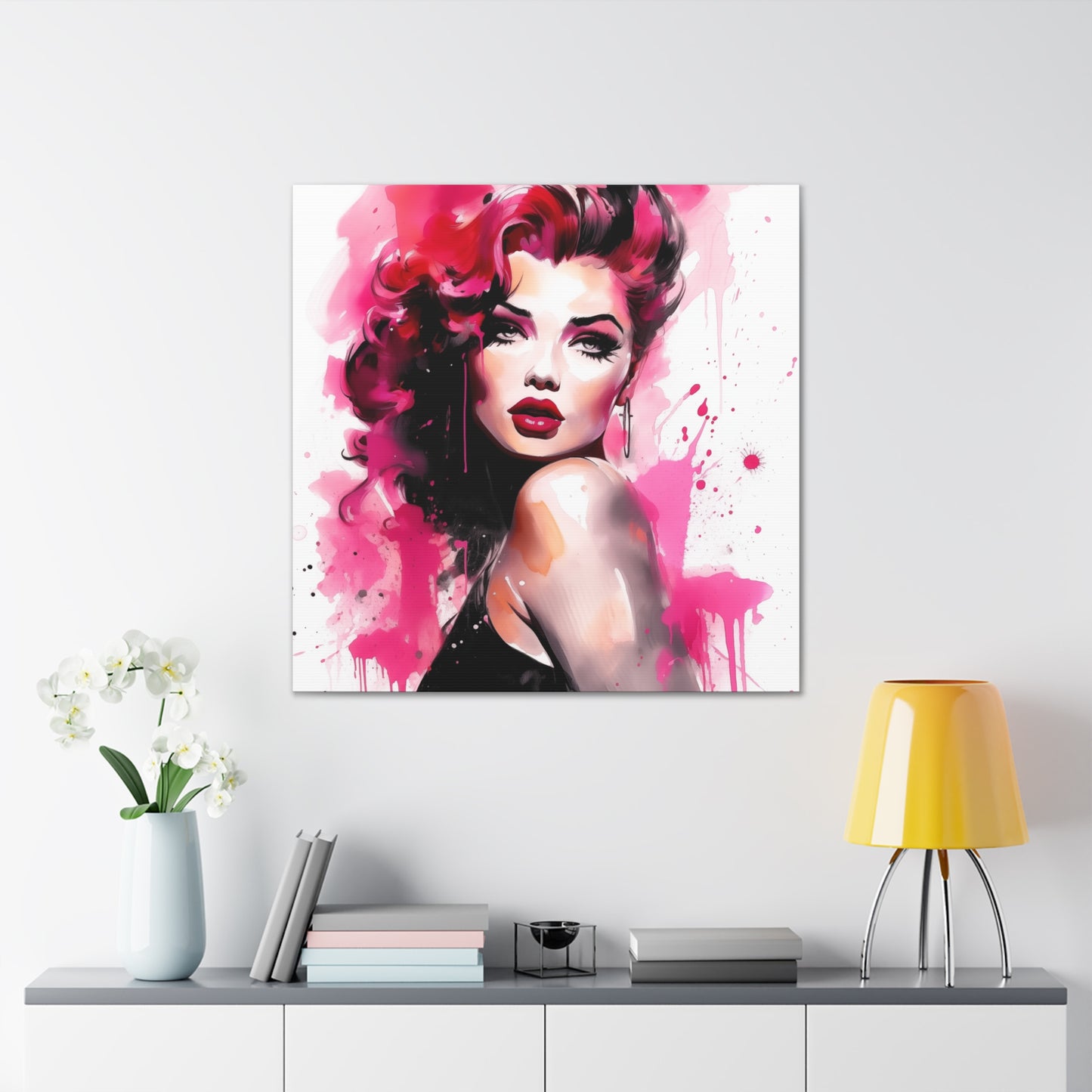 Canvas Wall Art, Gallery Wrapped Pop Art, Diva Wall Art – Thalia