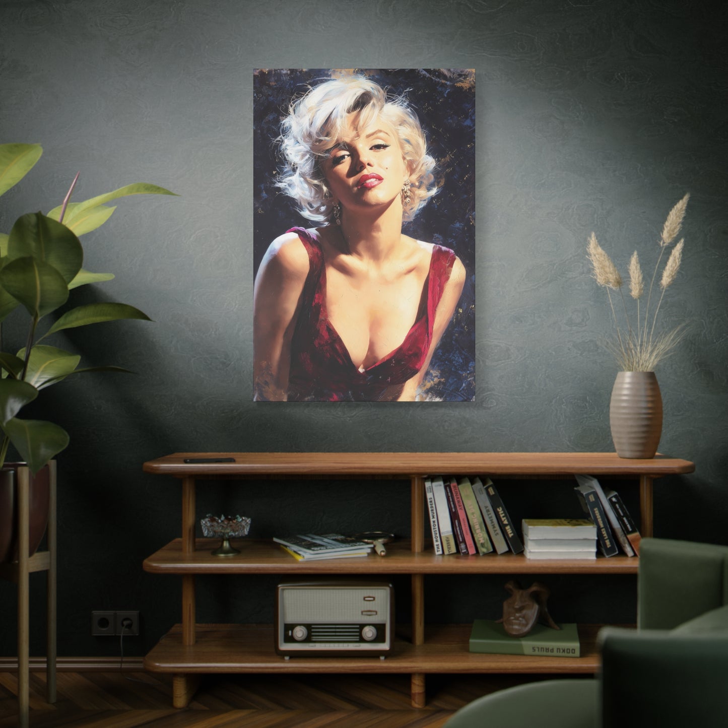 Gallery Wrapped Canvas, The Diva Project Art Canvas, Pinup Art Canvas – Marilyn Monroe - SEVEN