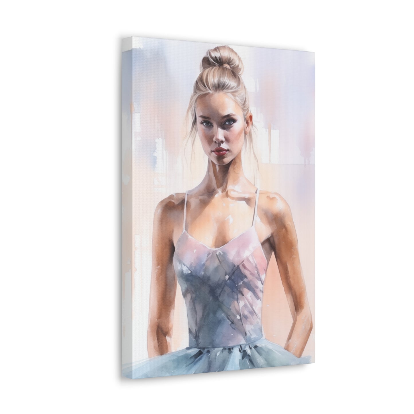 Gallery Wrapped Canvas, Ballerina Beauty, Ballet Art Canvas – Samantha