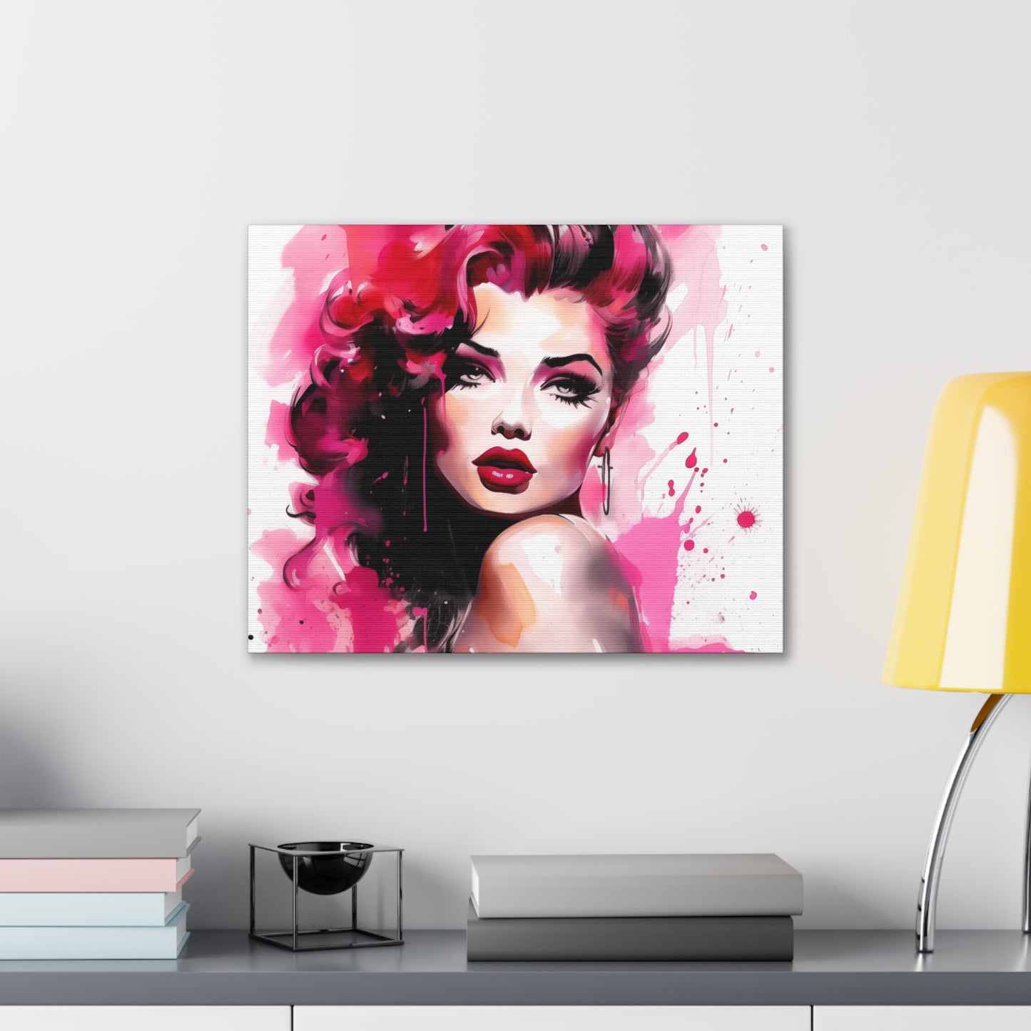 Canvas Wall Art, Gallery Wrapped Pop Art, Diva Wall Art – Thalia