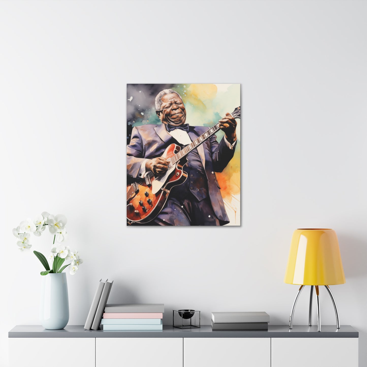 Gallery Wrapped Canvas, Celebrity Inspired, Pop Art Canvas – The King