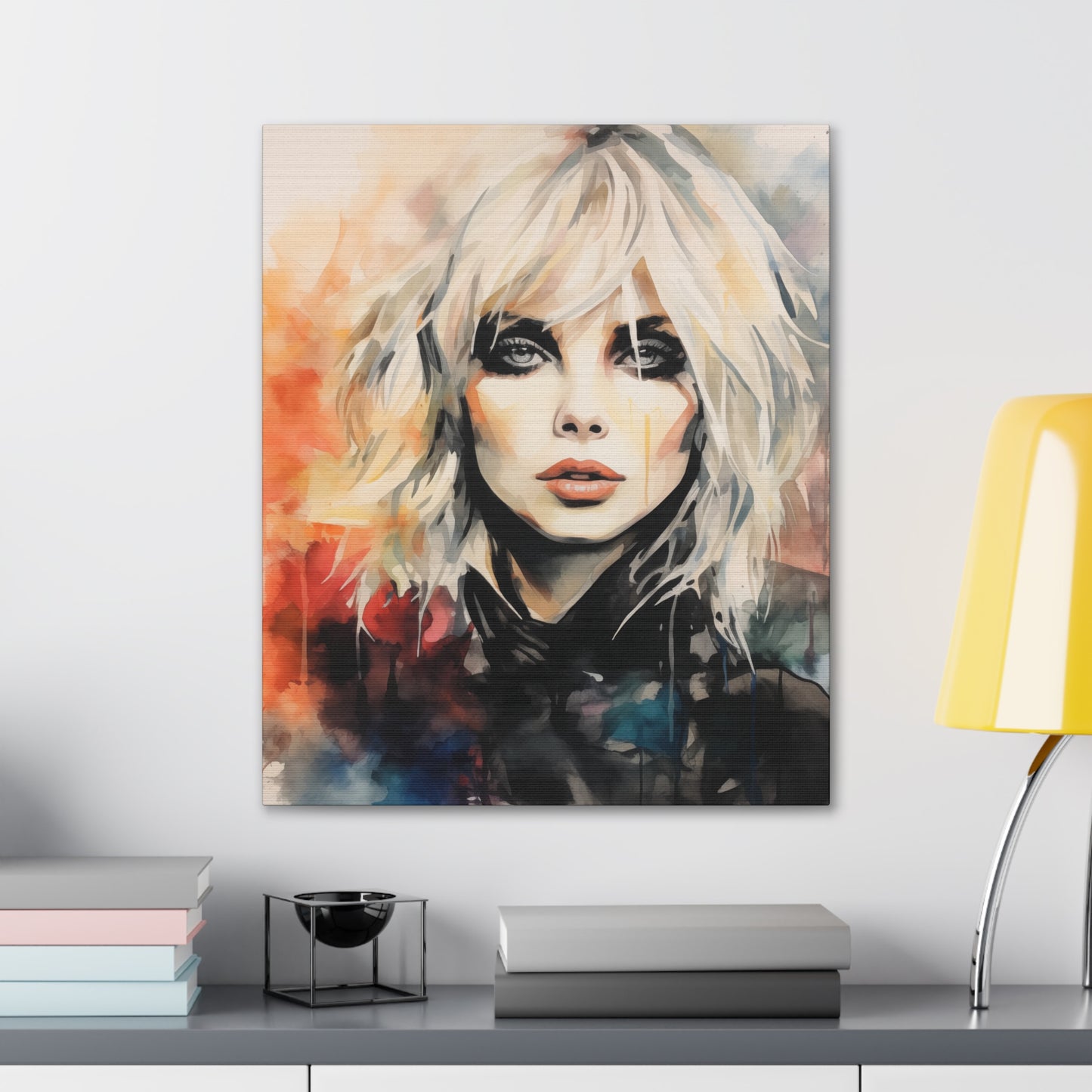 Gallery Wrapped Canvas, Celebrity Inspired, Pop Art Canvas – Debbie