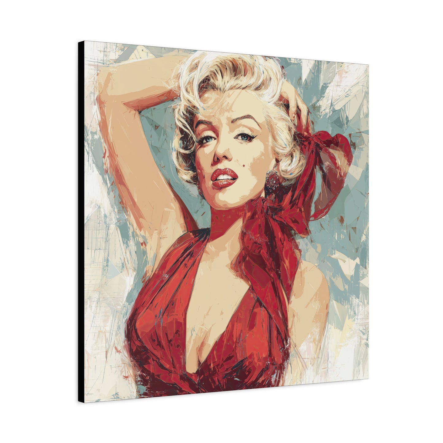 Gallery Wrapped Canvas, The Diva Project Art Canvas, Pinup Art Canvas – Marilyn Monroe - ONE