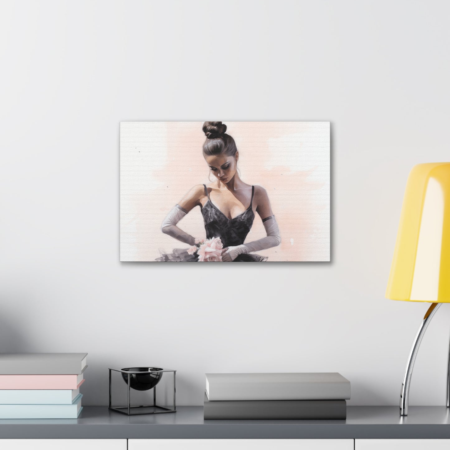 Gallery Wrapped Canvas, Ballerina Beauty, Ballet Art Canvas – Sonja