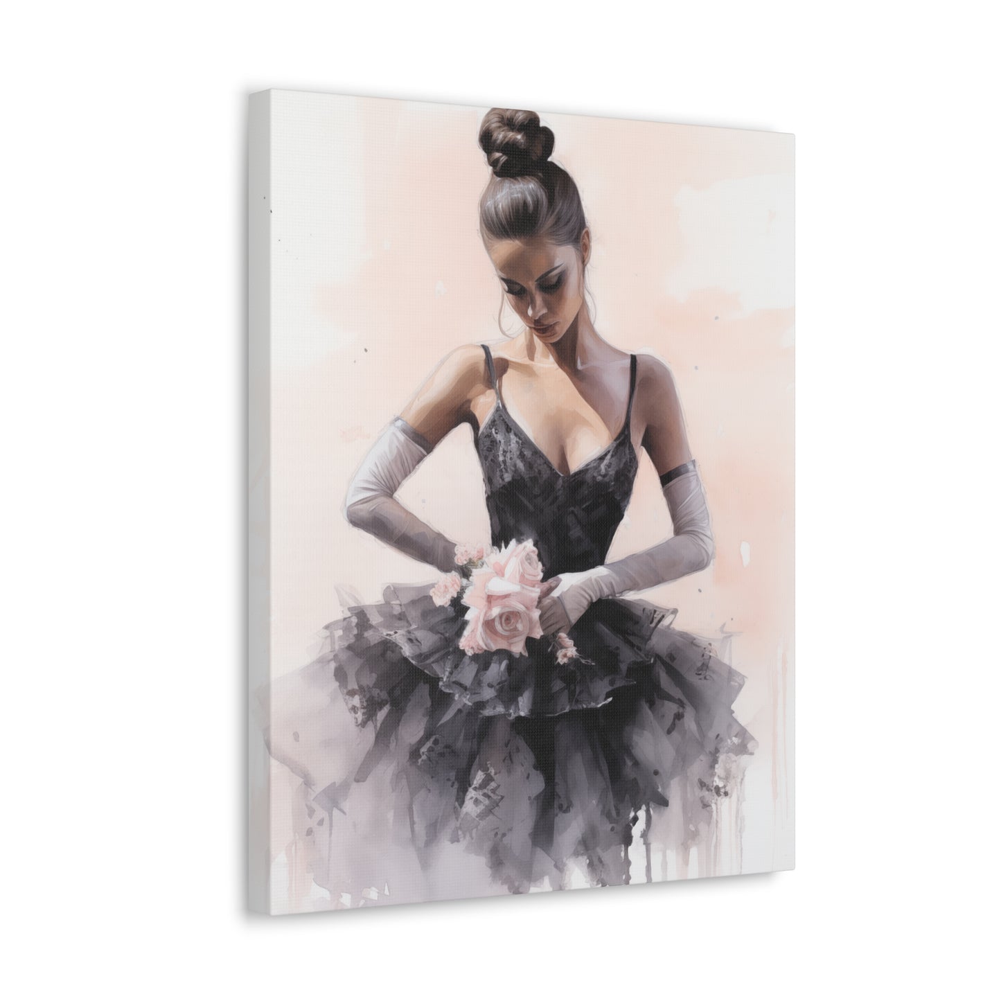 Gallery Wrapped Canvas, Ballerina Beauty, Ballet Art Canvas – Sonja