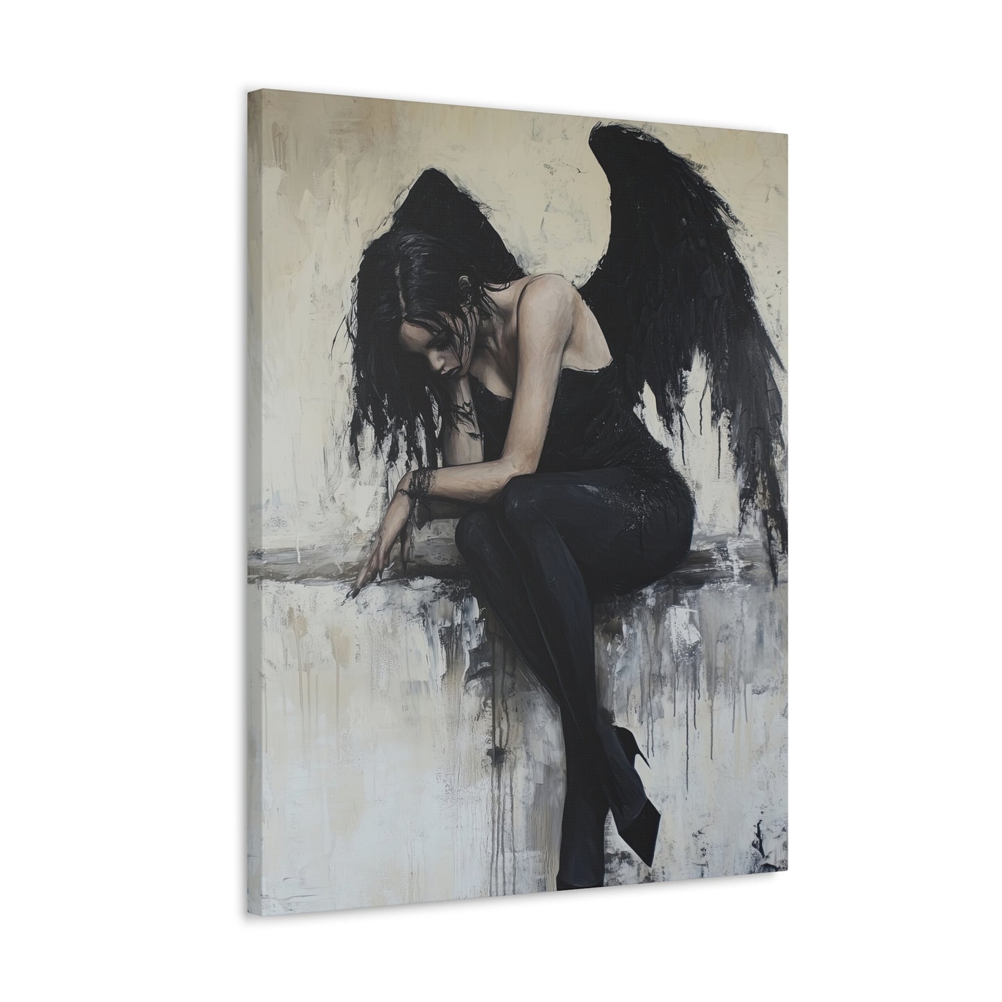 Gallery Wrapped Canvas, Sinners and Saints Art Canvas, Erotic Pinup Art Canvas – Helena