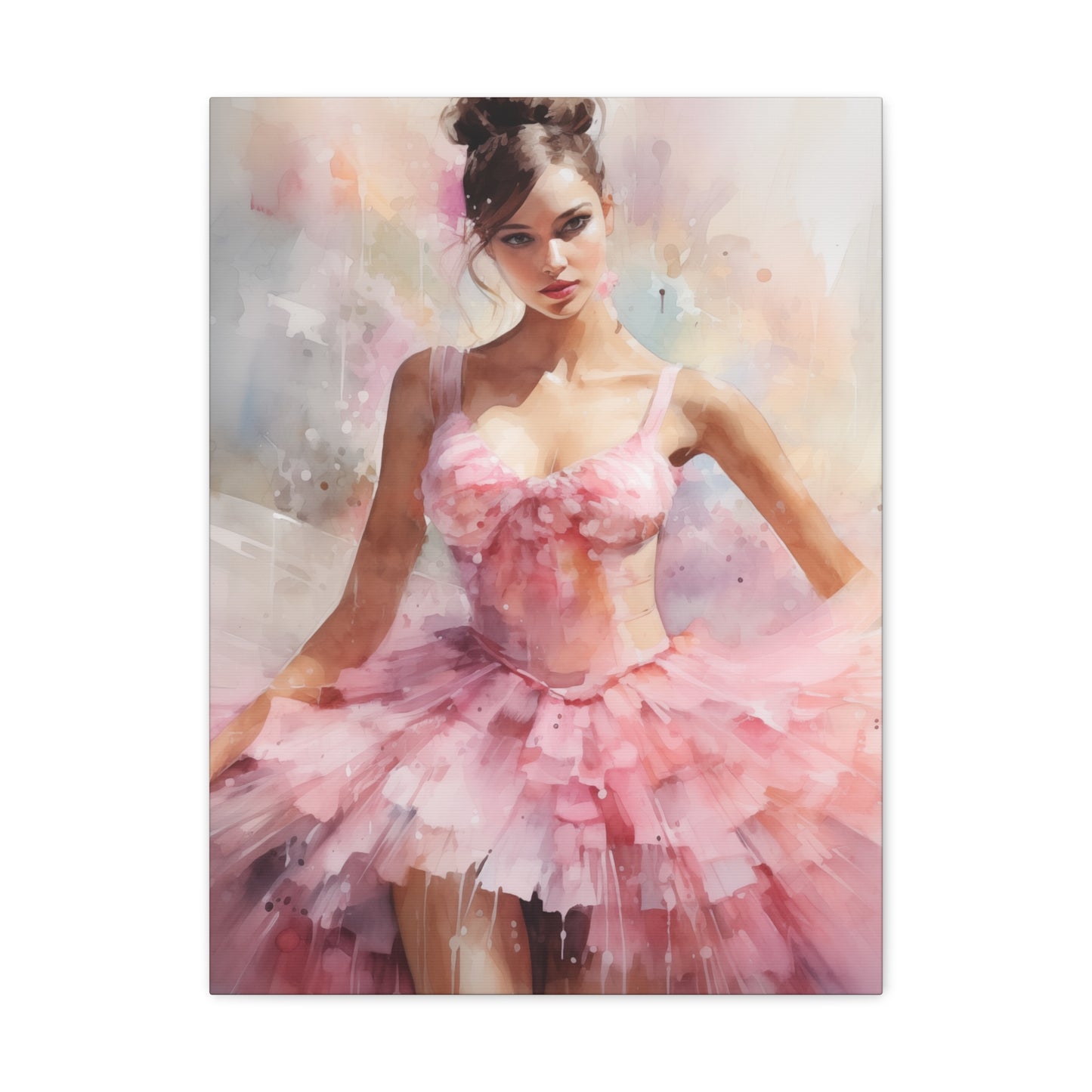 Gallery Wrapped Canvas, Ballerina Beauty, Ballet Art Canvas – Lily