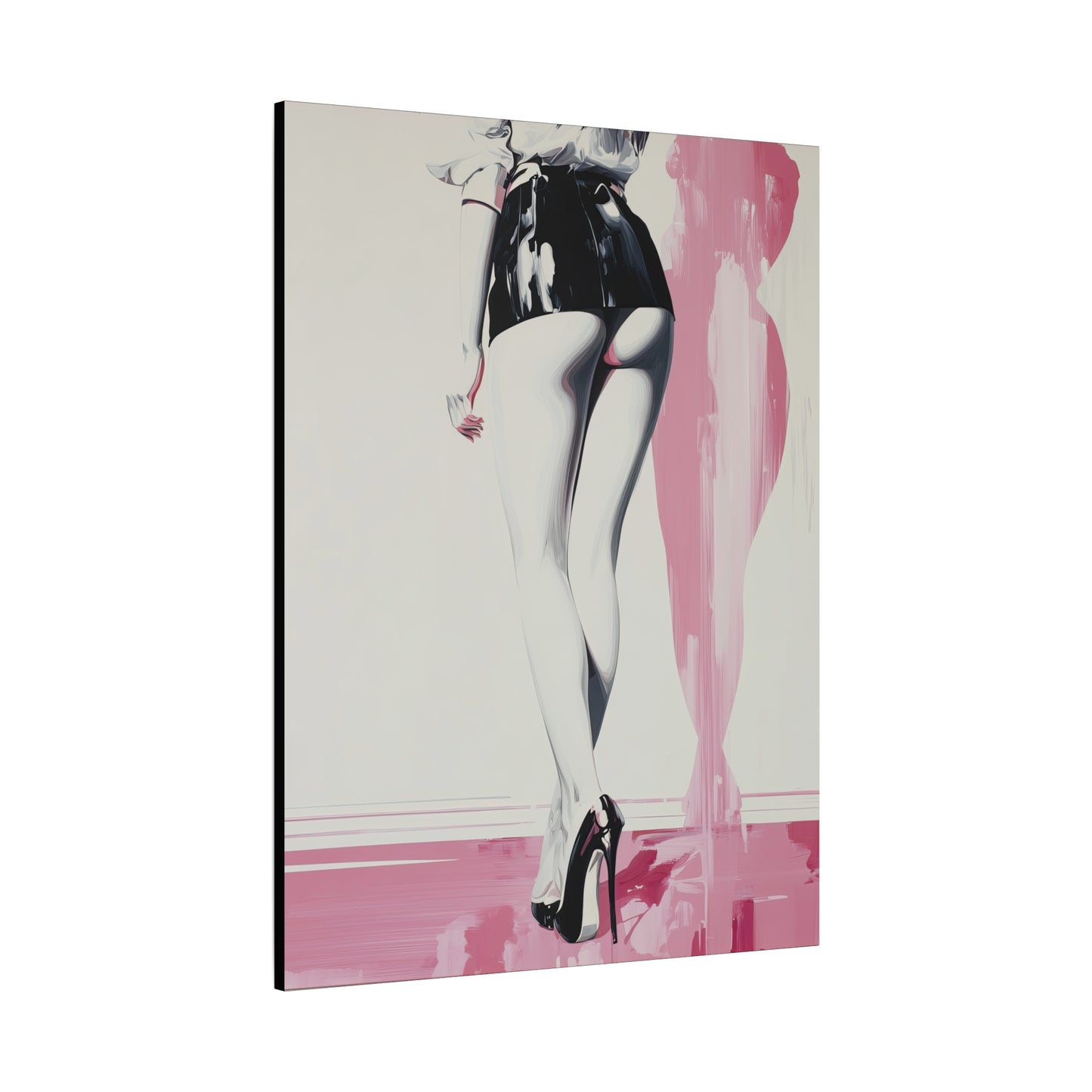 Gallery Wrapped Canvas, Tongue and Cheek Art Canvas, Naughty Girl Art Canvas –  Barbi