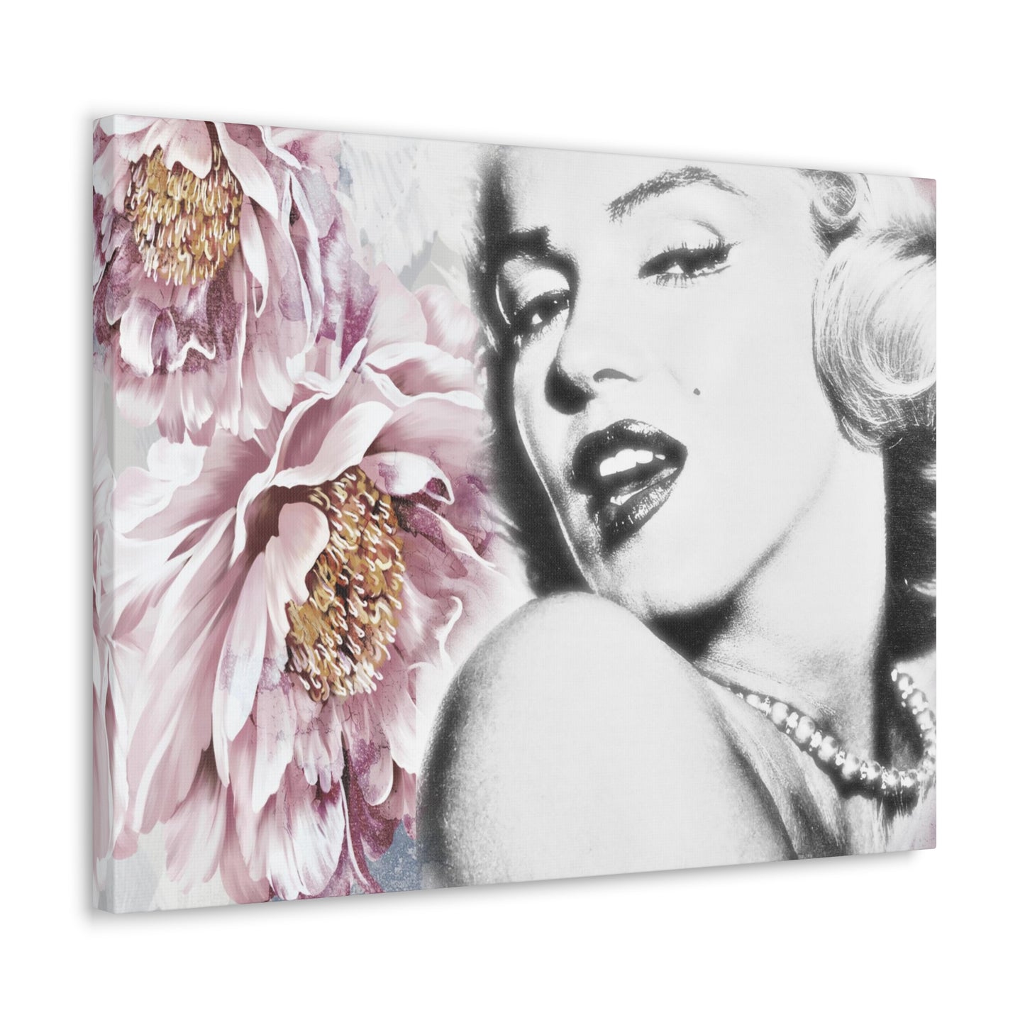 Canvas Wall Art, Gallery Wrapped Pop Art, Celebrity Wall Art – Marilyn Monroe - Bloom