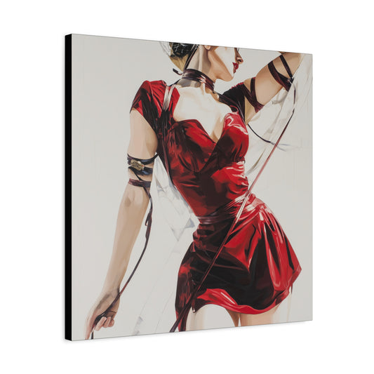 Gallery Wrapped Canvas, Ropes and Reverence Art Canvas, Erotic Shibari Art Canvas – Yumi